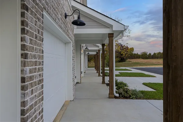 a view of a porch