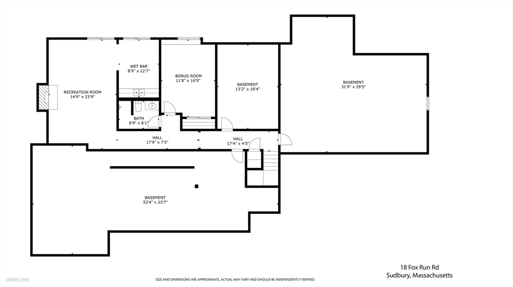 18 Fox Run Road Sudbury, MA 01776 - Photo 41 of 41 a picture of floor plan