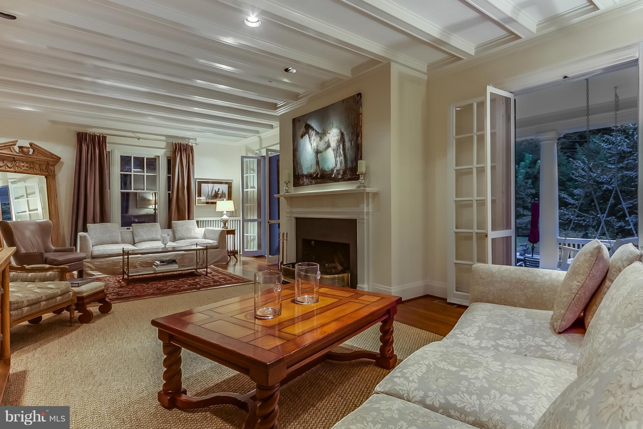 302 Club Road Baltimore, MD 21210 - Photo 6 of 28 a living room with furniture and a fireplace