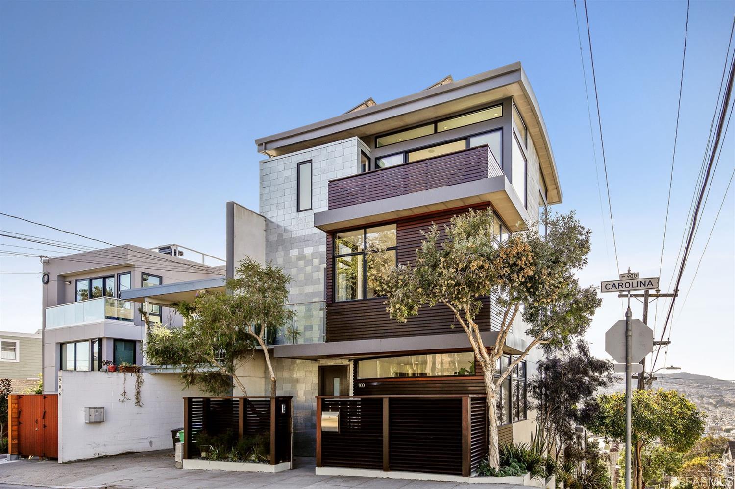 Welcome to this John Lum architectural masterpiece at the top of Potrero Hill. The exterior boasts sleek clean lines with custom-crafted Ipe screening and galvanized steel shingles.