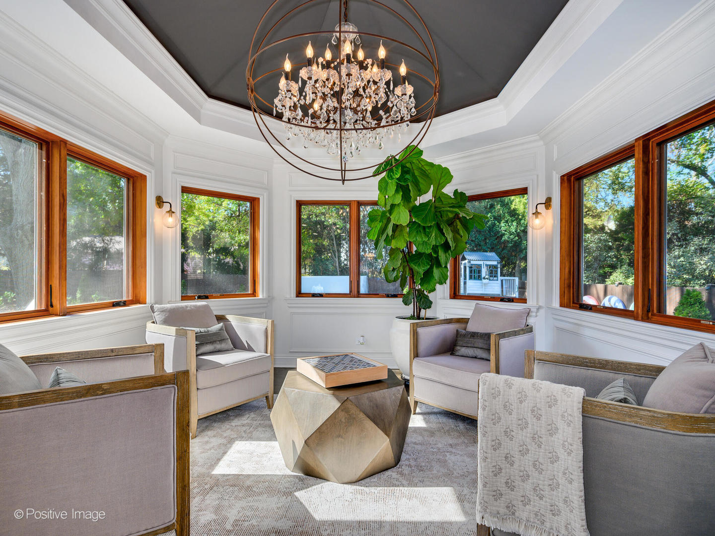 1026 Elmdale Road Glenview, IL 60025 - Photo 8 of 38 a living room with patio furniture and a large window