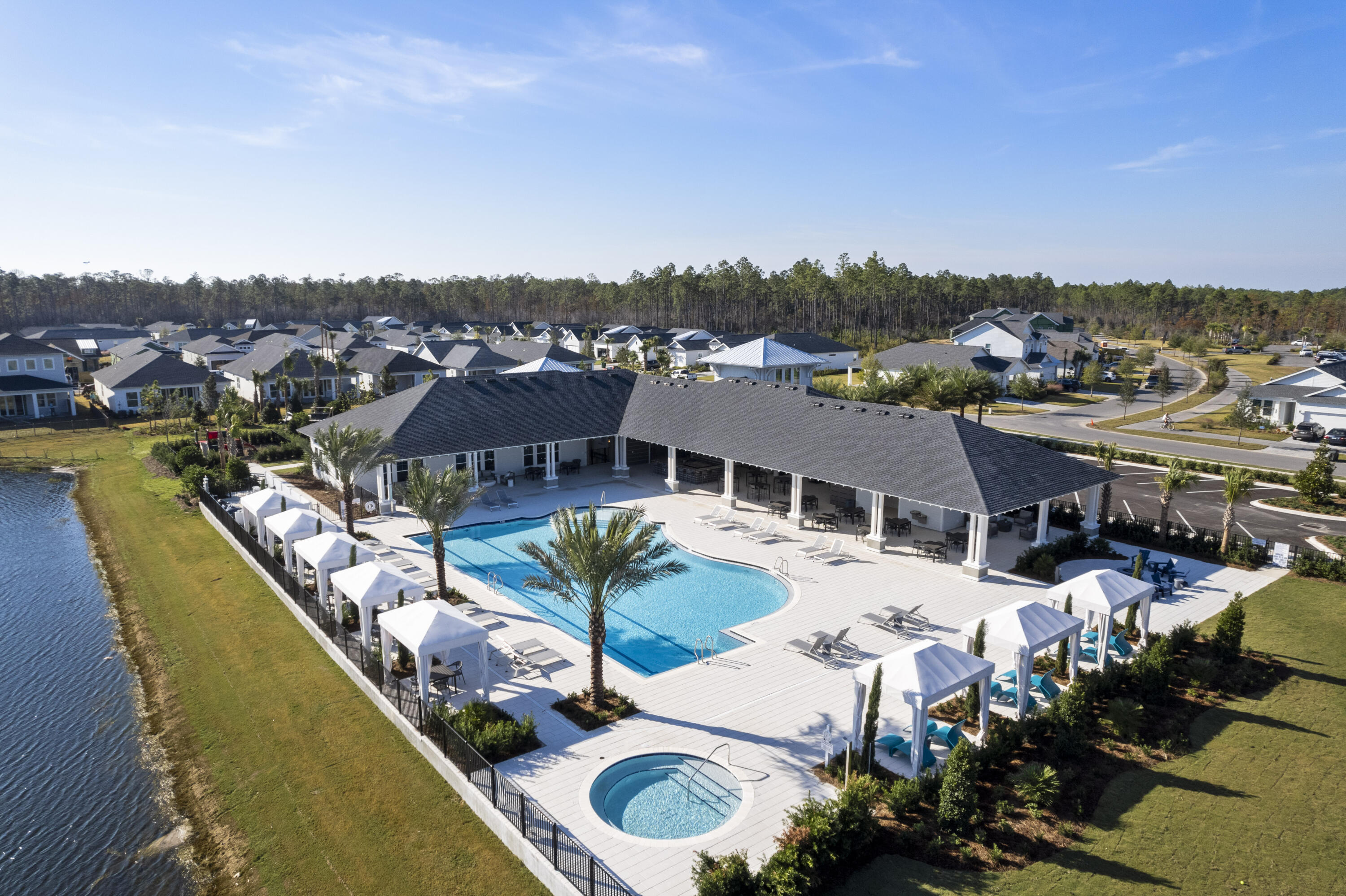 95 Ravine Rd Inlet Beach Inlet Beach, FL 32461 - Photo 38 of 42 a view of a lake with a city