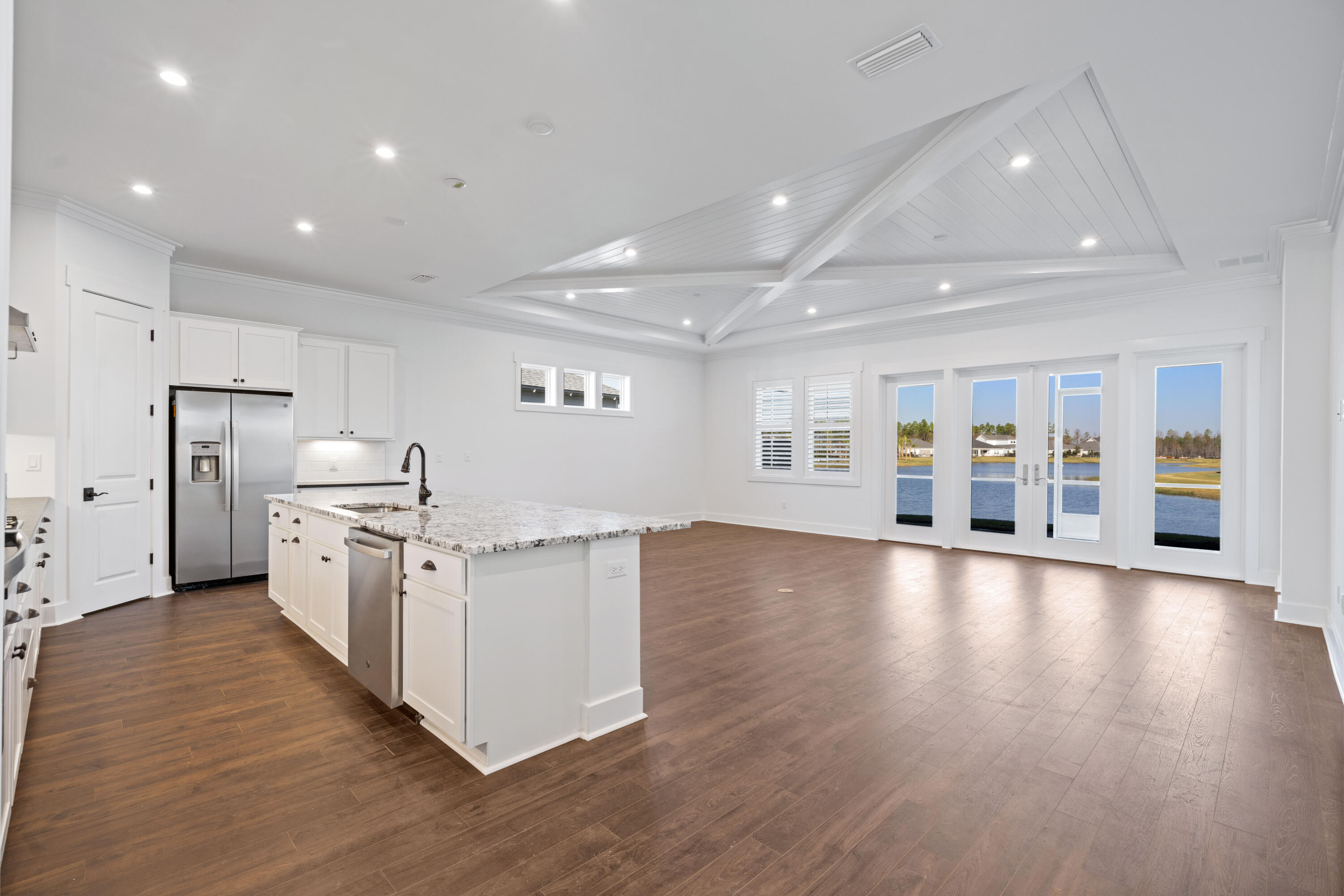 95 Ravine Rd Inlet Beach Inlet Beach, FL 32461 - Photo 5 of 42 a large kitchen with stainless steel appliances granite countertop a large counter top and a stove