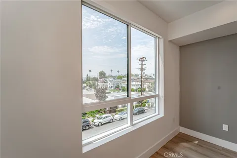 a view of a bathroom with washing machine