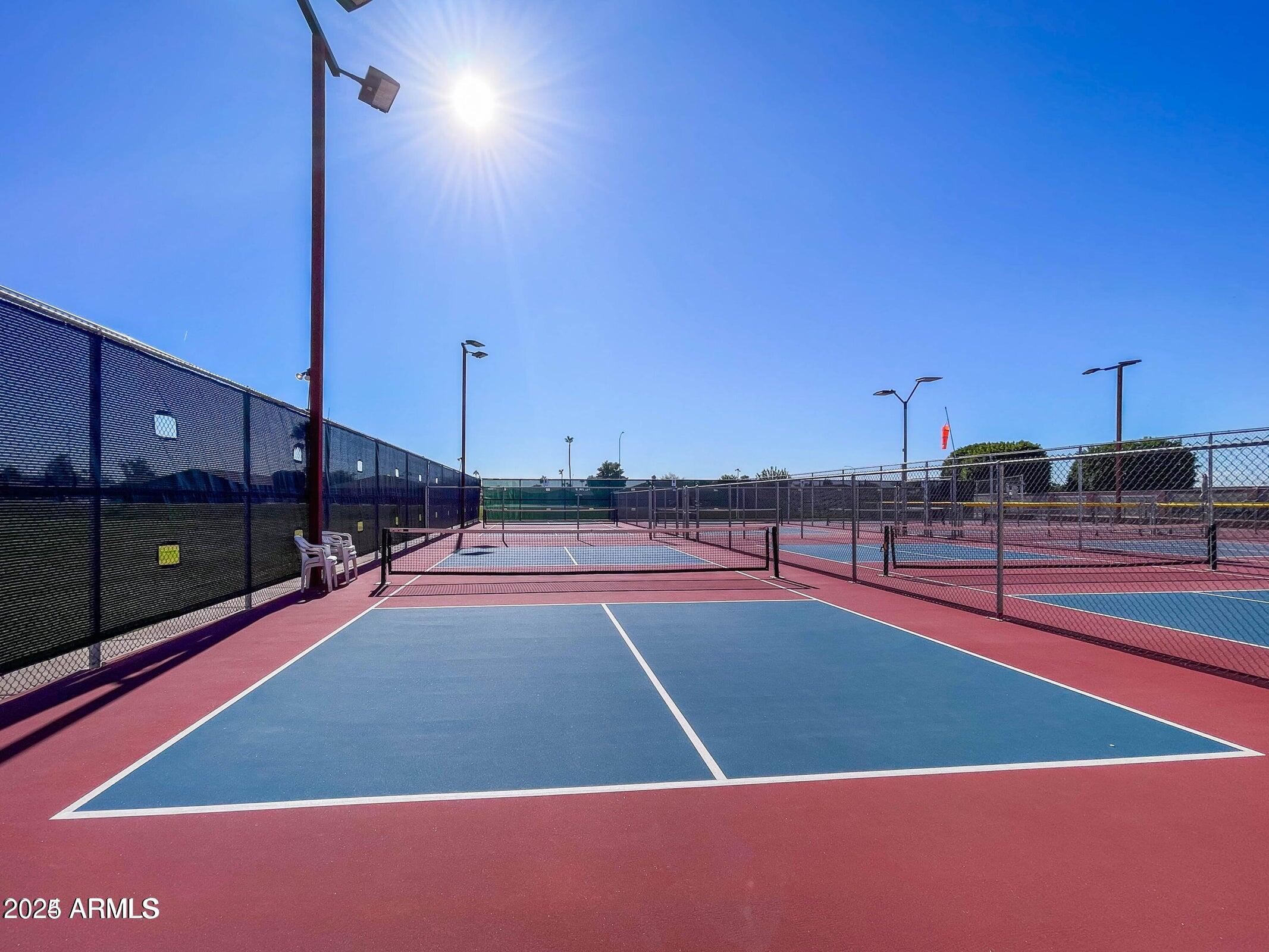 520 South Greenfield Road, Unit 13 Mesa, AZ 85206 - Photo 38 of 44 a view of a tennis court