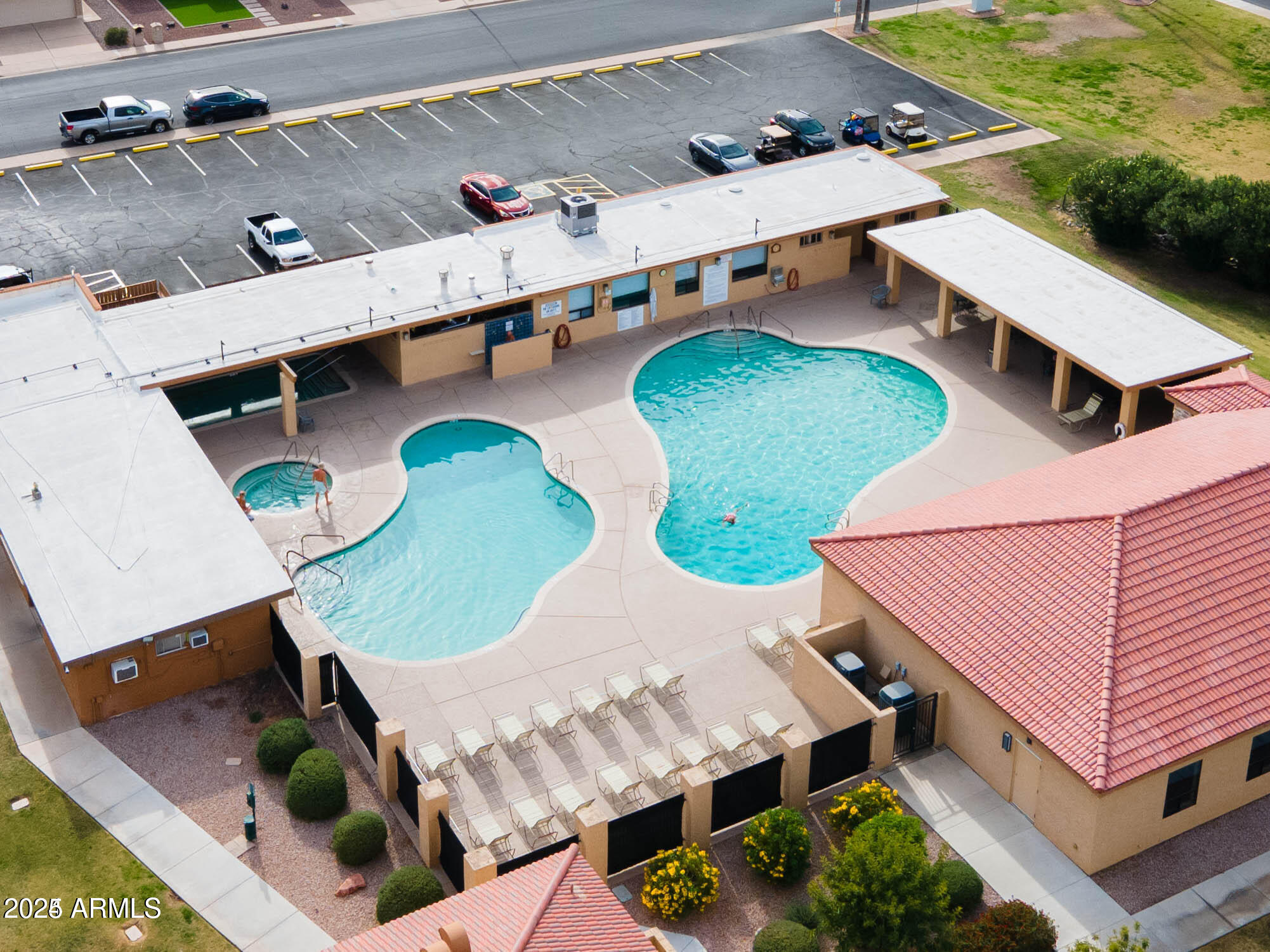 520 South Greenfield Road, Unit 13 Mesa, AZ 85206 - Photo 41 of 44 an aerial view of a house with outdoor space