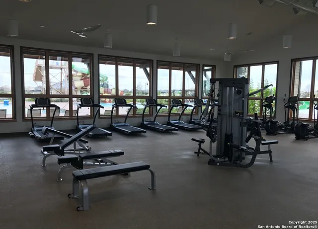 a view of a swimming pool with outdoor space