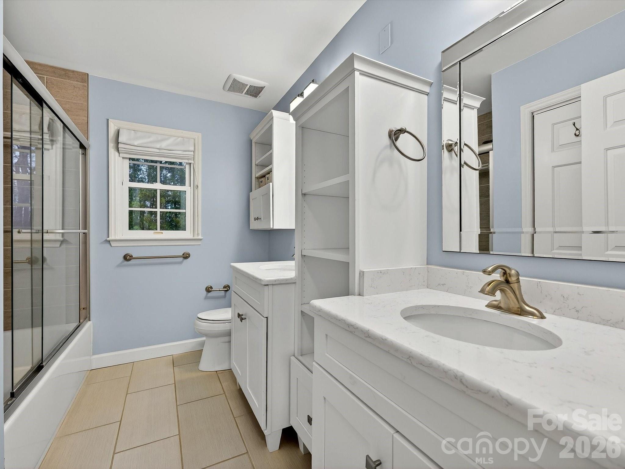 6344 Dovefield Road Charlotte, NC 28277 - Photo 33 of 46 a bathroom with a sink toilet and shower