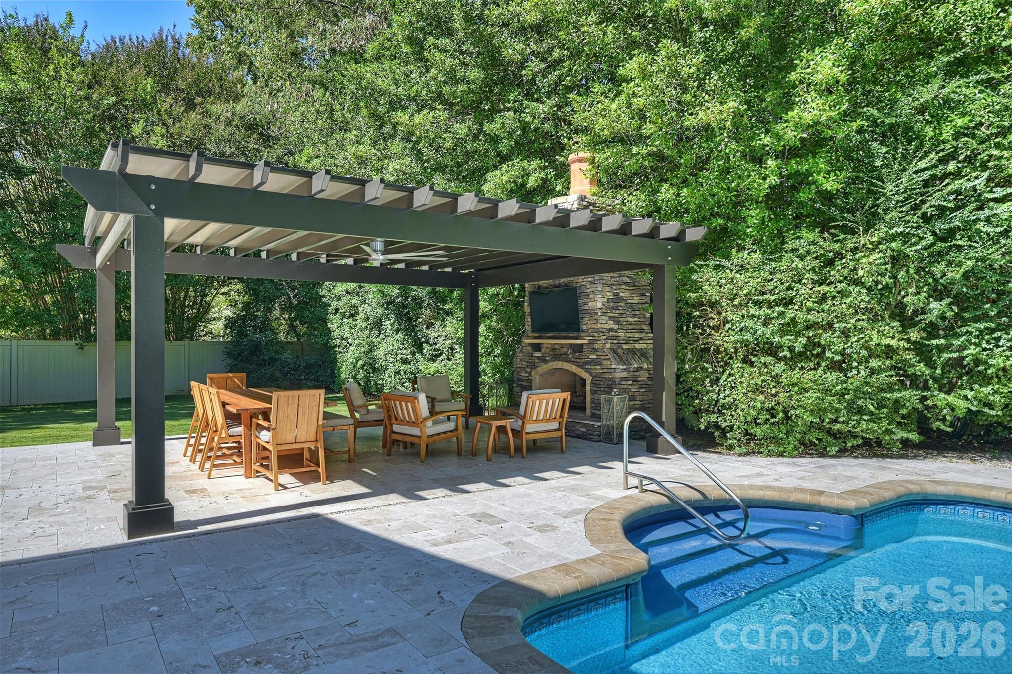 6344 Dovefield Road Charlotte, NC 28277 - Photo 40 of 46 swimming pool view with a seating space