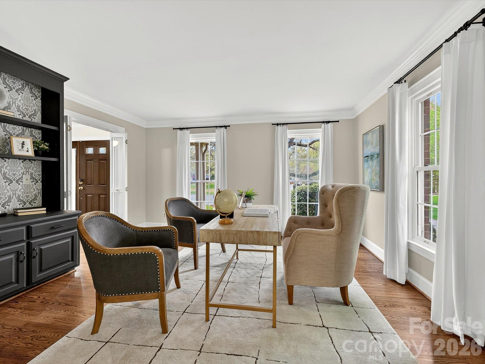 6344 Dovefield Road Charlotte, NC 28277 - Photo 5 of 46 a work room with furniture and windows