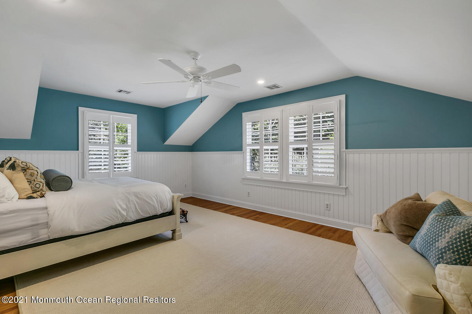 299 Cooper Road Middletown, NJ 07701 - Photo 18 of 27 a bedroom with a bed and a couch