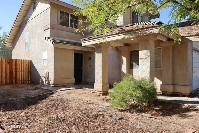 a view of a house with a door