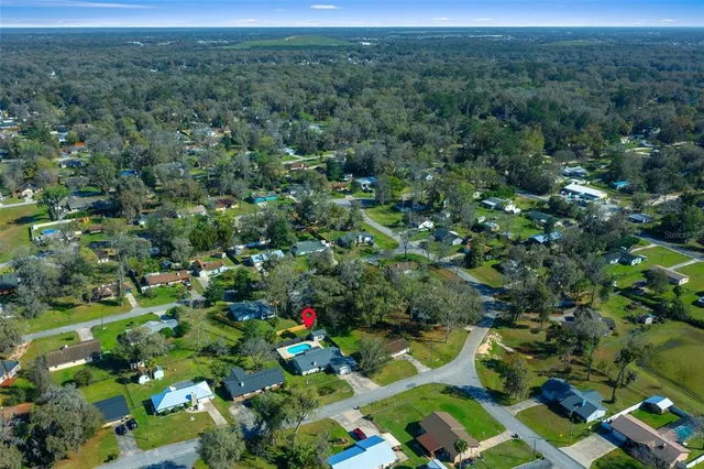 a view of an empty room with stairs