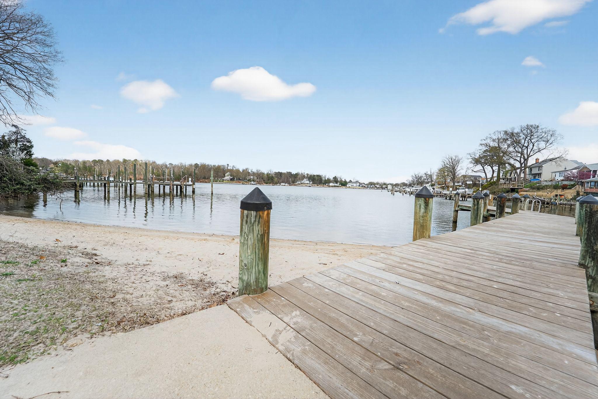 852 Riverside Drive Pasadena, MD 21122 - Photo 44 of 51 Community pier, picnic area and boat ramp