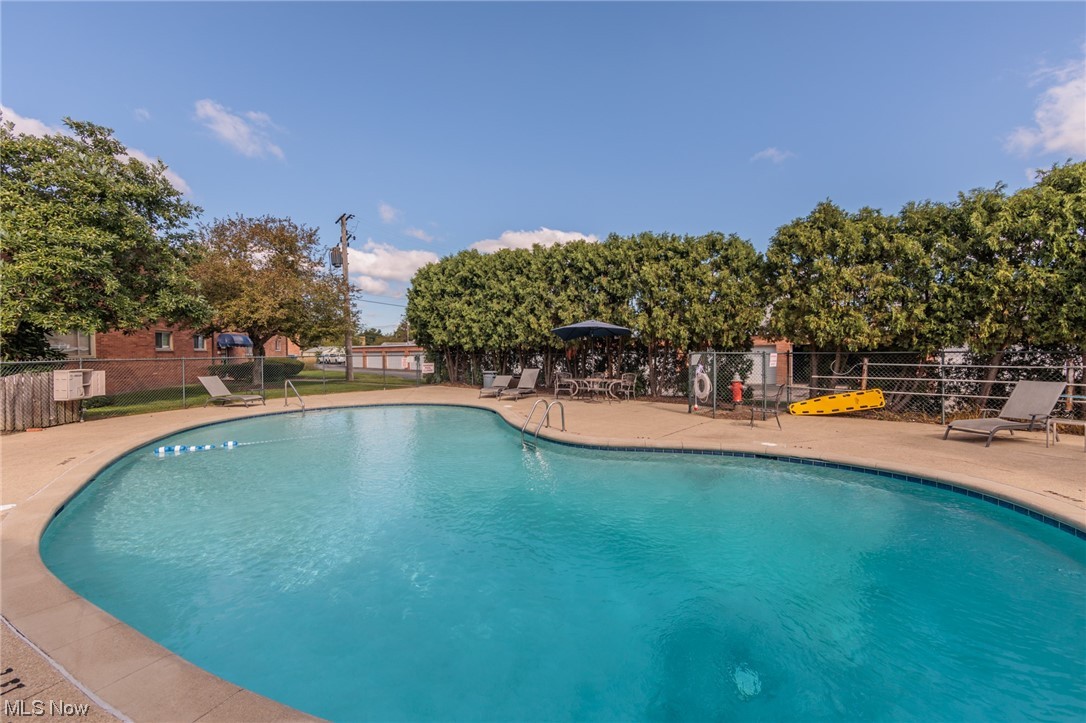 1750 Wagar Road, Unit 206 Rocky River, OH 44116 - Photo 32 of 33 View of swimming pool featuring a patio