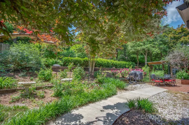 a view of outdoor space yard and mountain view
