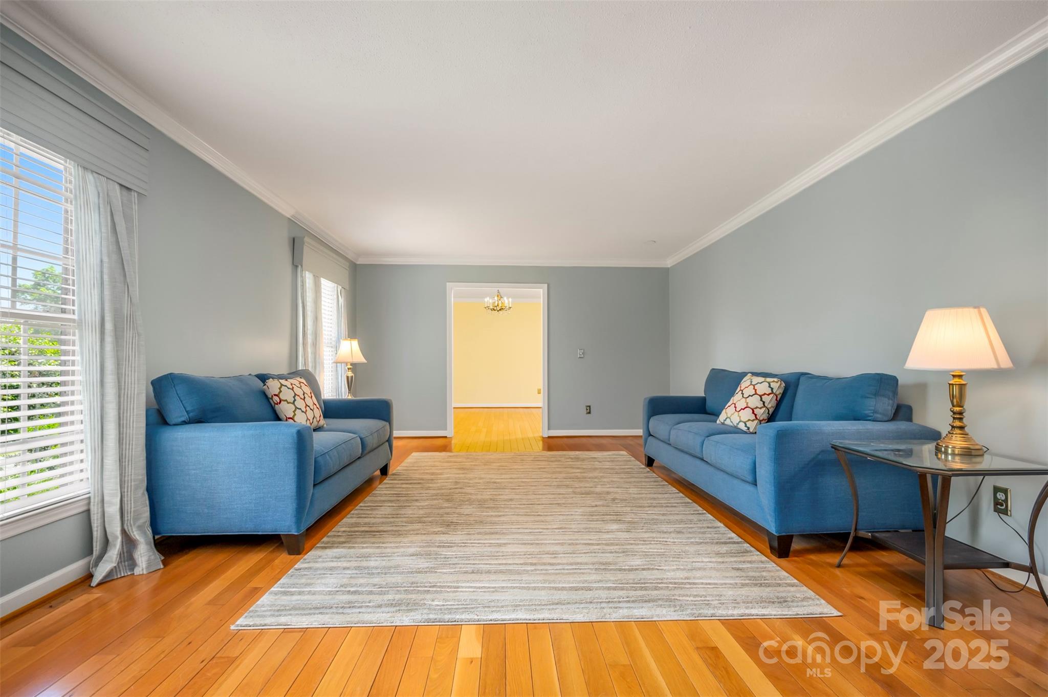 147 Anne Street Rutherfordton, NC 28139 - Photo 7 of 31 a living room with furniture and a lamp