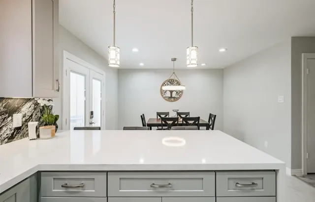 a room with storage and utility