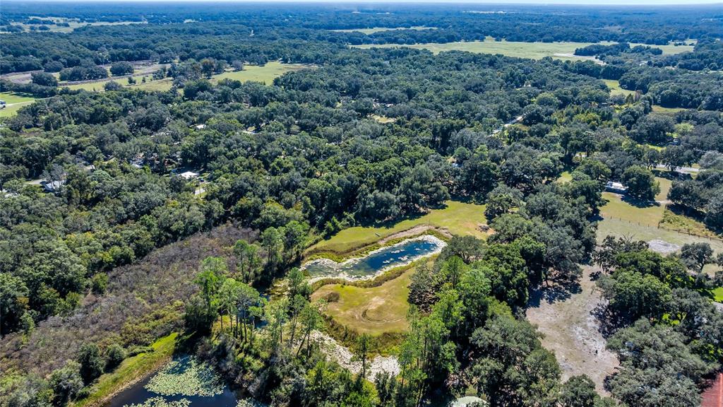 5012 West C 476 Bushnell, FL 33513 - Photo 35 of 42 an aerial view of residential house with outdoor space and trees all around