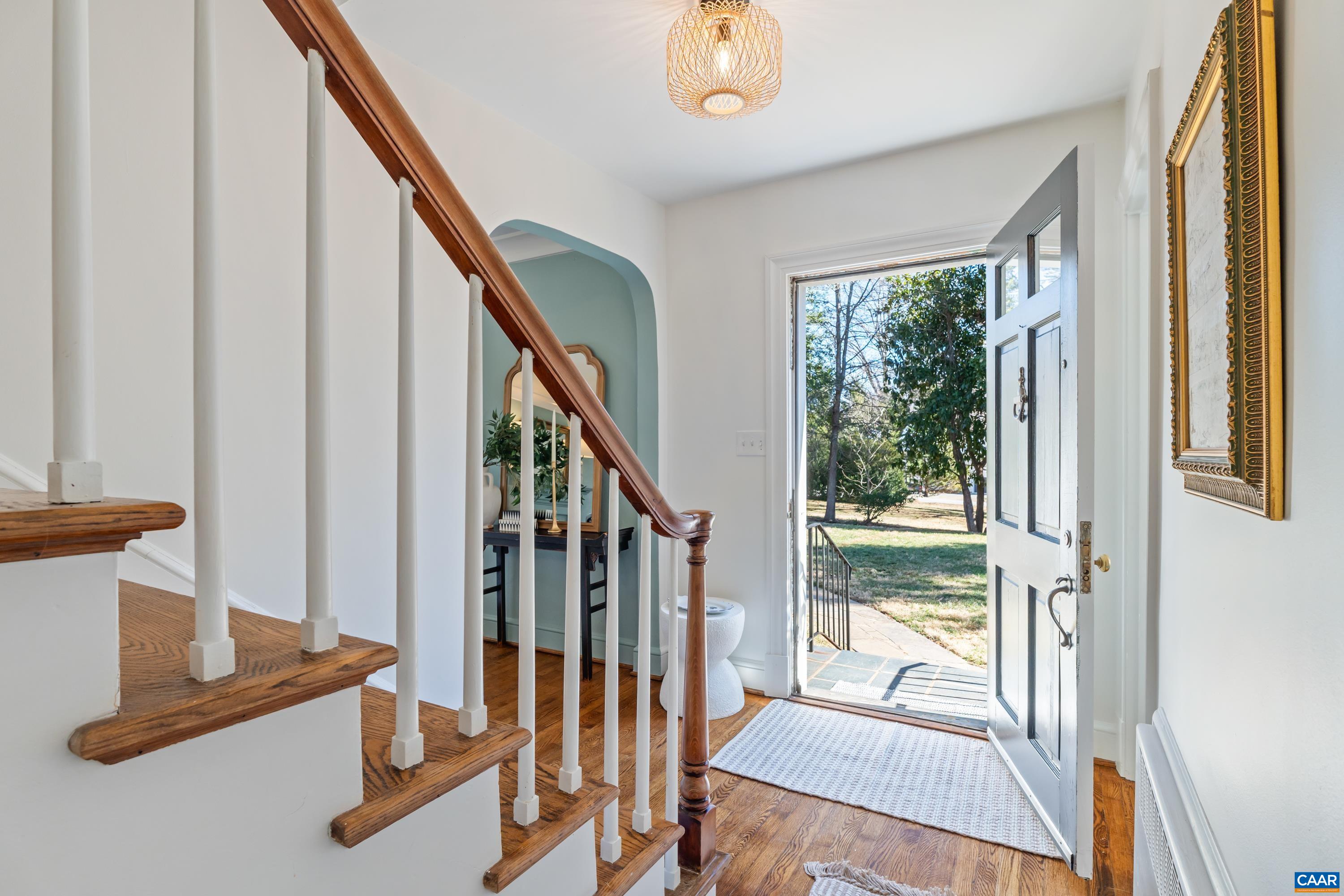 12 Old Farm Road Charlottesville, VA 22903 - Photo 4 of 39 a view of an entryway with wooden floor