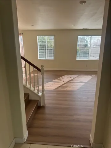 a view of walk in closet with window