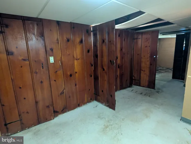 a view of wooden staircase