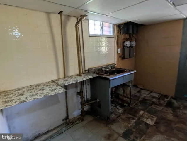 a room with storage and utility