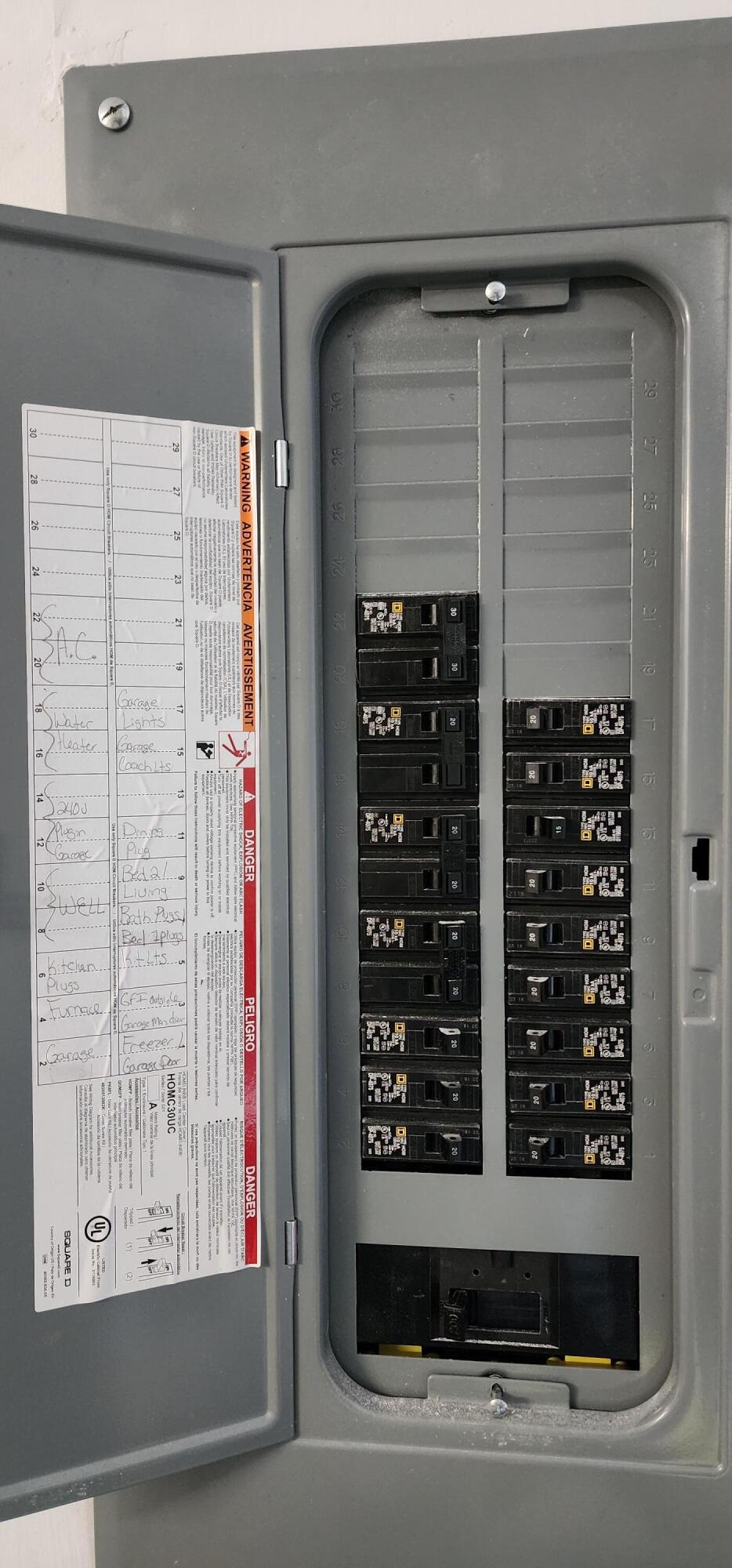 226 North High Bridge Road Wellston, MI 49689 - Photo 32 of 40 Electrical Panel 1 20240609_151113