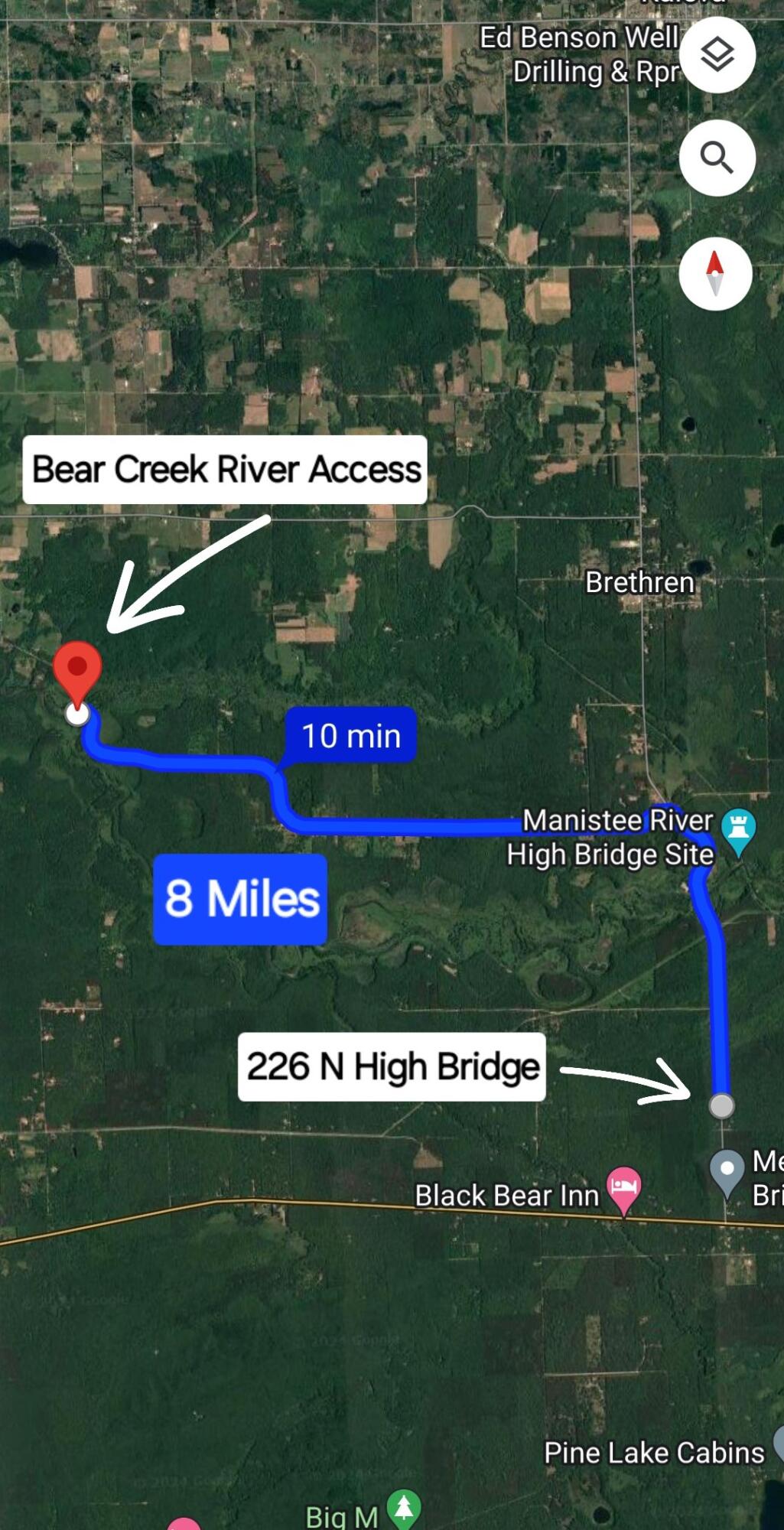 226 North High Bridge Road Wellston, MI 49689 - Photo 38 of 40 8 Miles to Bear Creek River Access Site