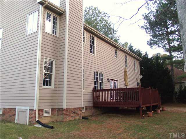 3107 Ridgestone Parkway Durham, NC 27712 - Photo 24 of 25 Back view of home