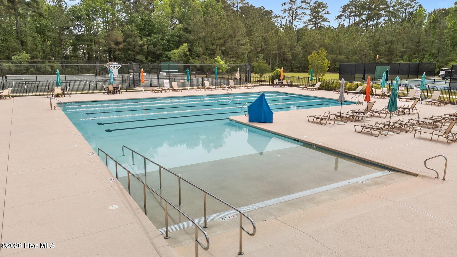 5010 Spring Green Pass New Bern, NC 28562 - Photo 51 of 61 pool with tennis courts