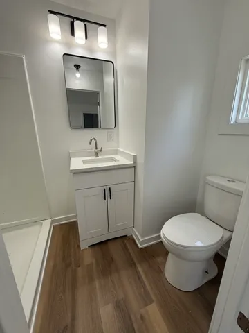 a view of deck with wooden floor and outdoor seating