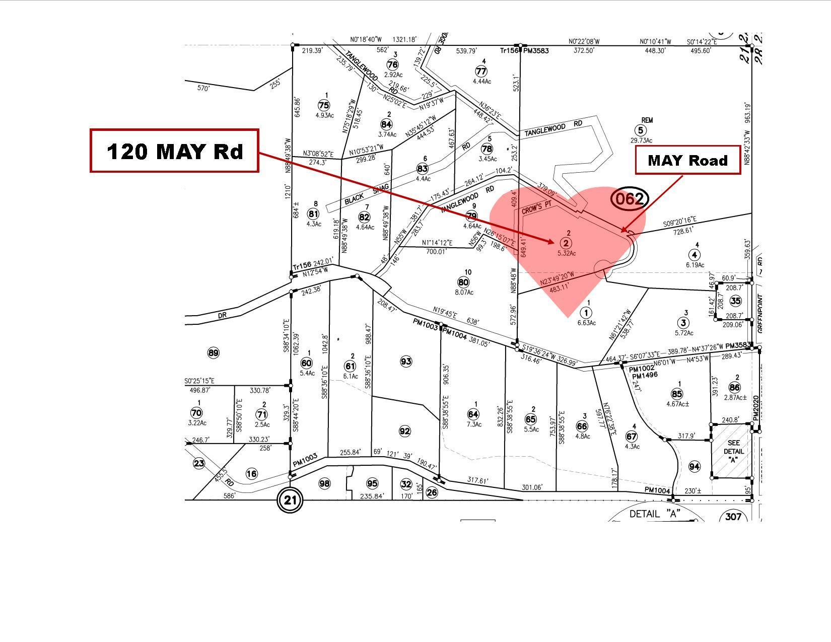 120 May Road Eureka, CA 95503 - Photo 20 of 22 Parcel map