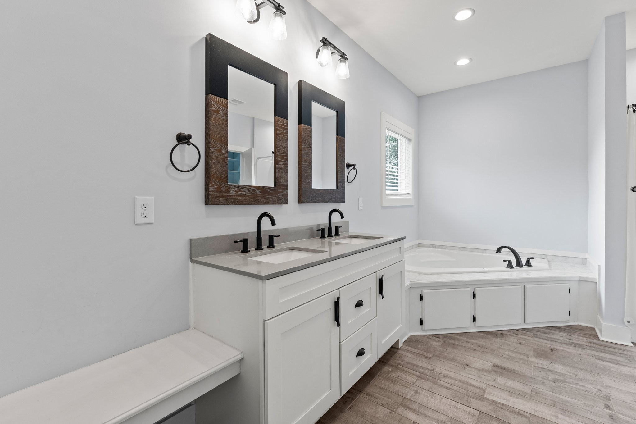 1295 Old Estill Springs Road Winchester, TN 37398 - Photo 17 of 34 a bathroom with a sink and a mirror