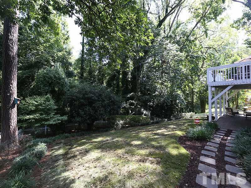 2805 Rothgeb Drive Raleigh, NC 27609 - Photo 25 of 25 a view of backyard with green space
