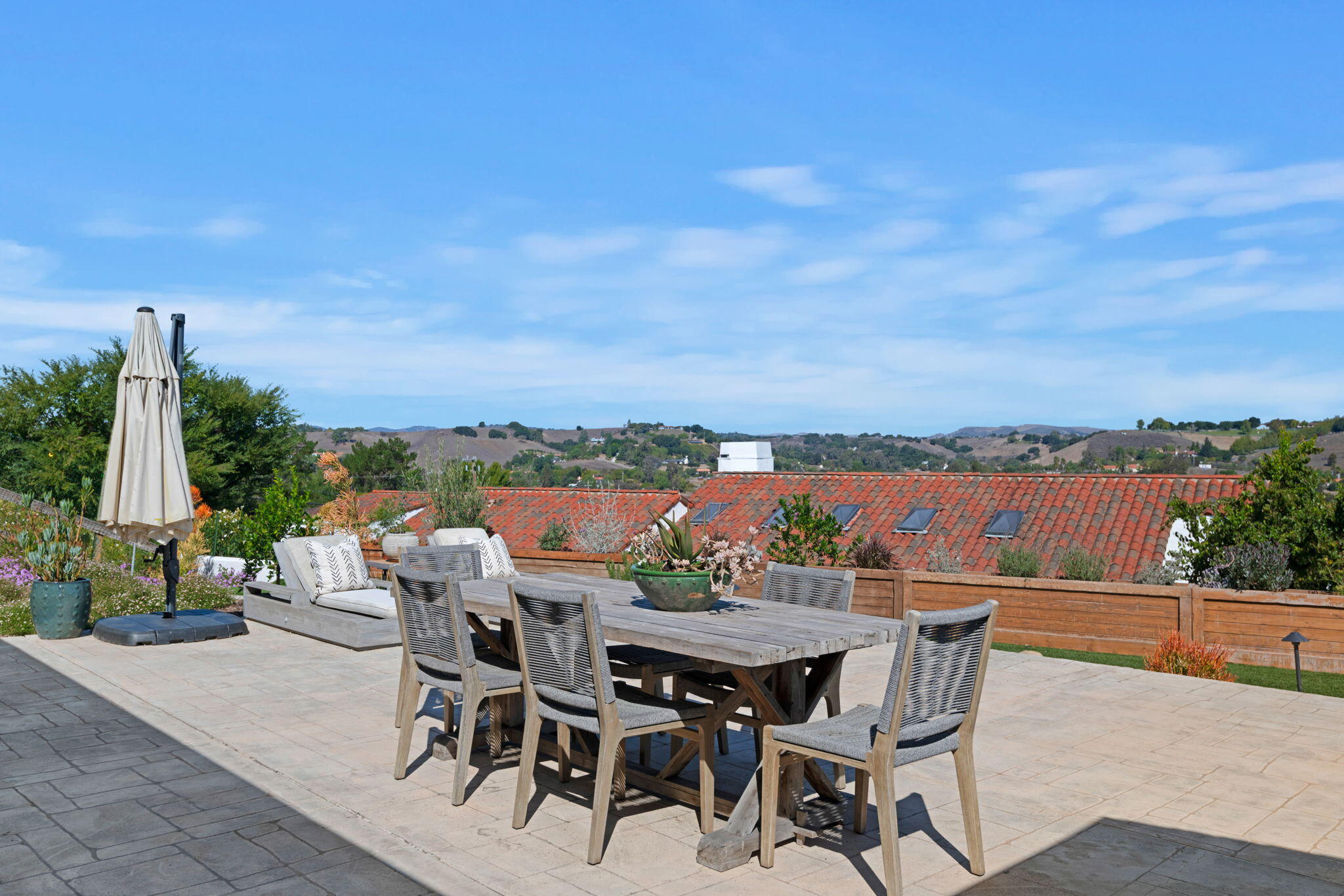 793 Alisal Road Solvang, CA 93463 - Photo 28 of 44 a view of a terrace with furniture