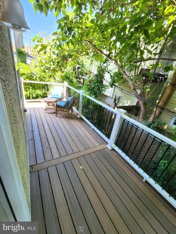 a view of outdoor space and deck