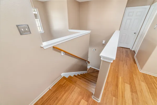 a view of wooden floor