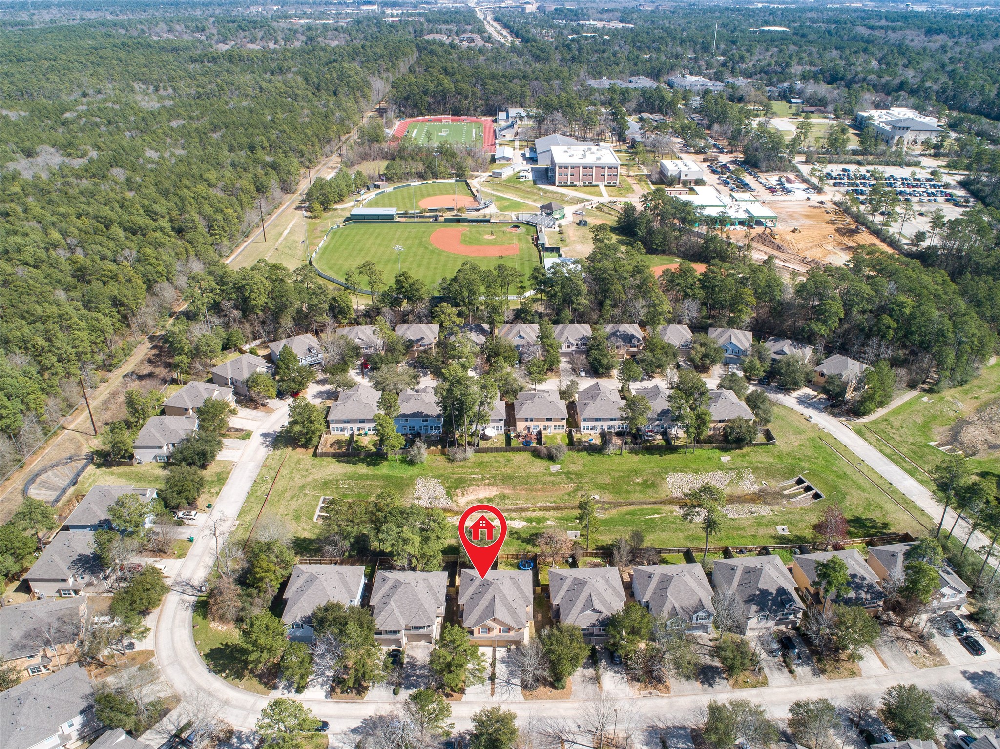 203 West Stedhill Loop Conroe, TX 77384 - Photo 37 of 45 a view of outdoor space and city view