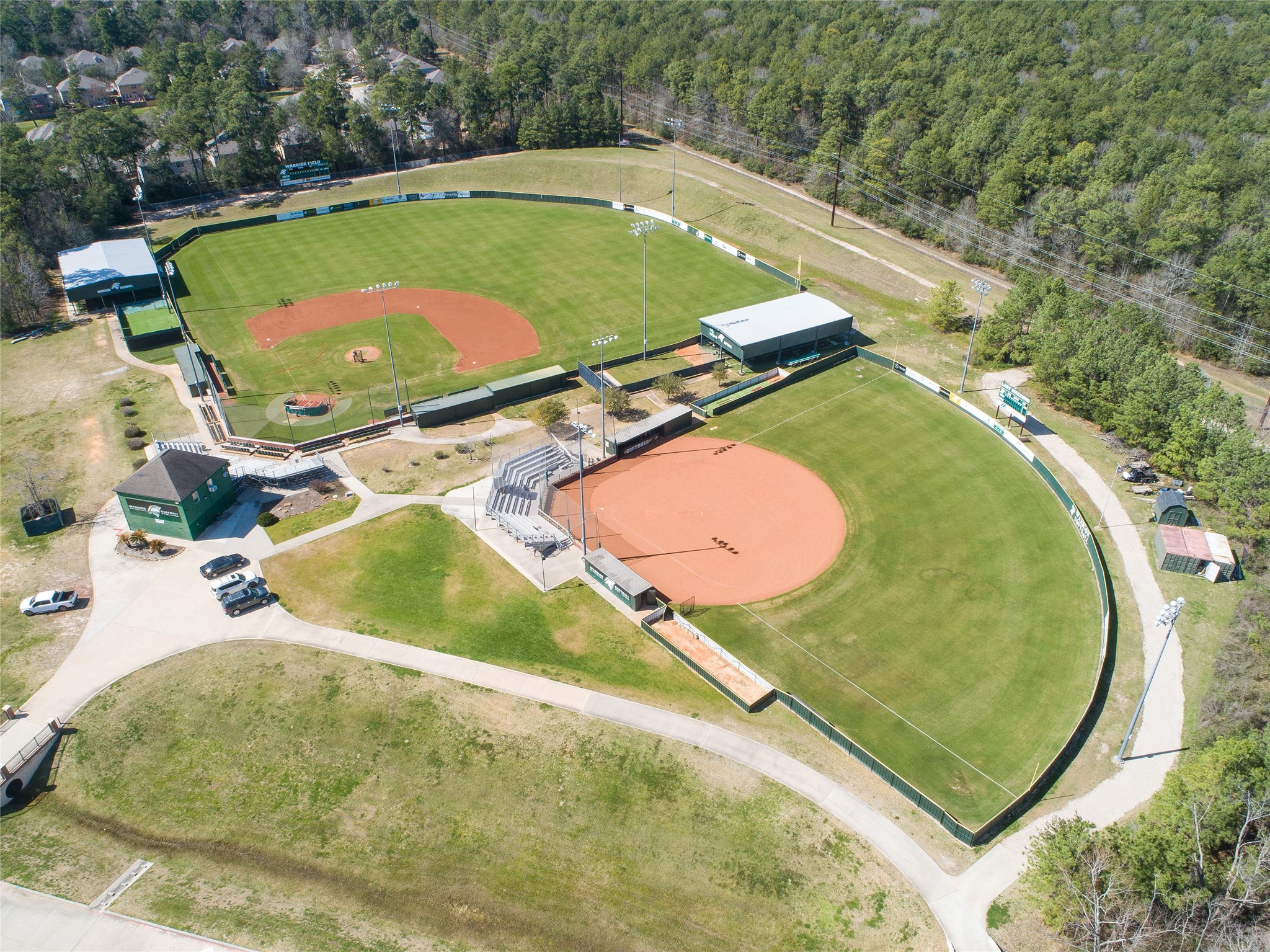 203 West Stedhill Loop Conroe, TX 77384 - Photo 42 of 45 an aerial view of a swimming pool