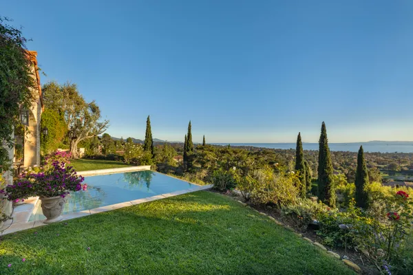 a view of a garden