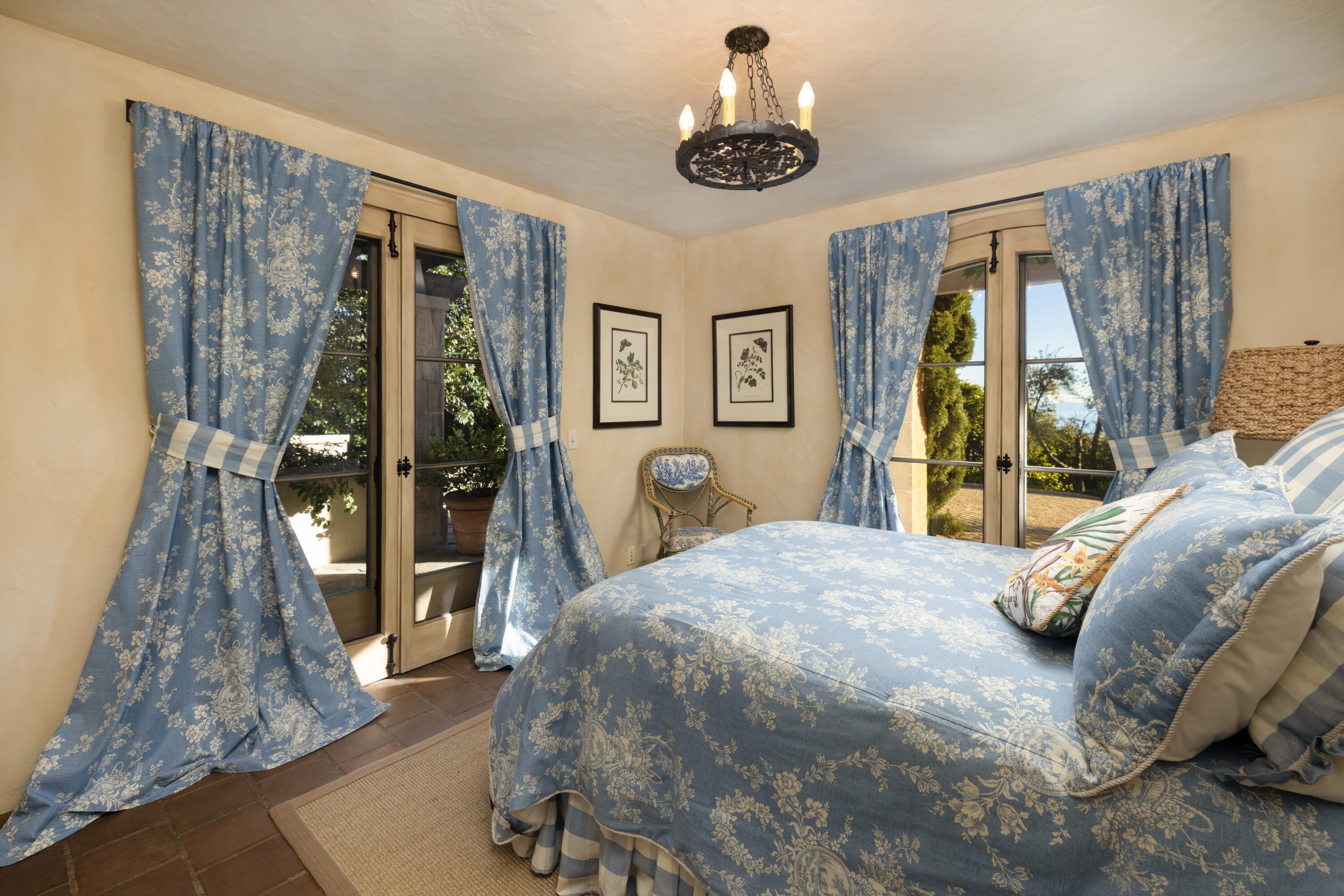 965 Brooktree Road Montecito, CA 93108 - Photo 25 of 26 a bedroom with a bed and a window