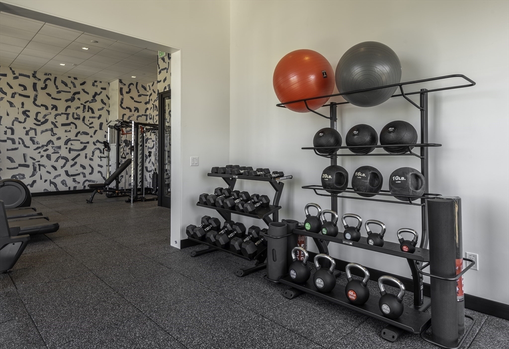 282 Bremen Street, Unit 237 Boston, MA 02128 - Photo 15 of 21 a view of a room with gym equipment