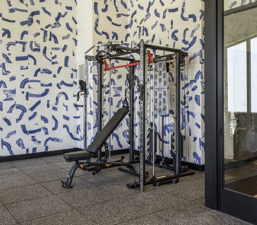 282 Bremen Street, Unit 237 Boston, MA 02128 - Photo 16 of 21 a view of a room with gym equipment