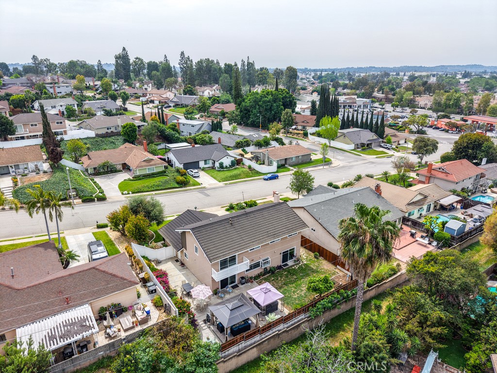 321 Blossom Place Brea, CA 92821 - Photo 47 of 50 an aerial view of a city with lots of residential buildings