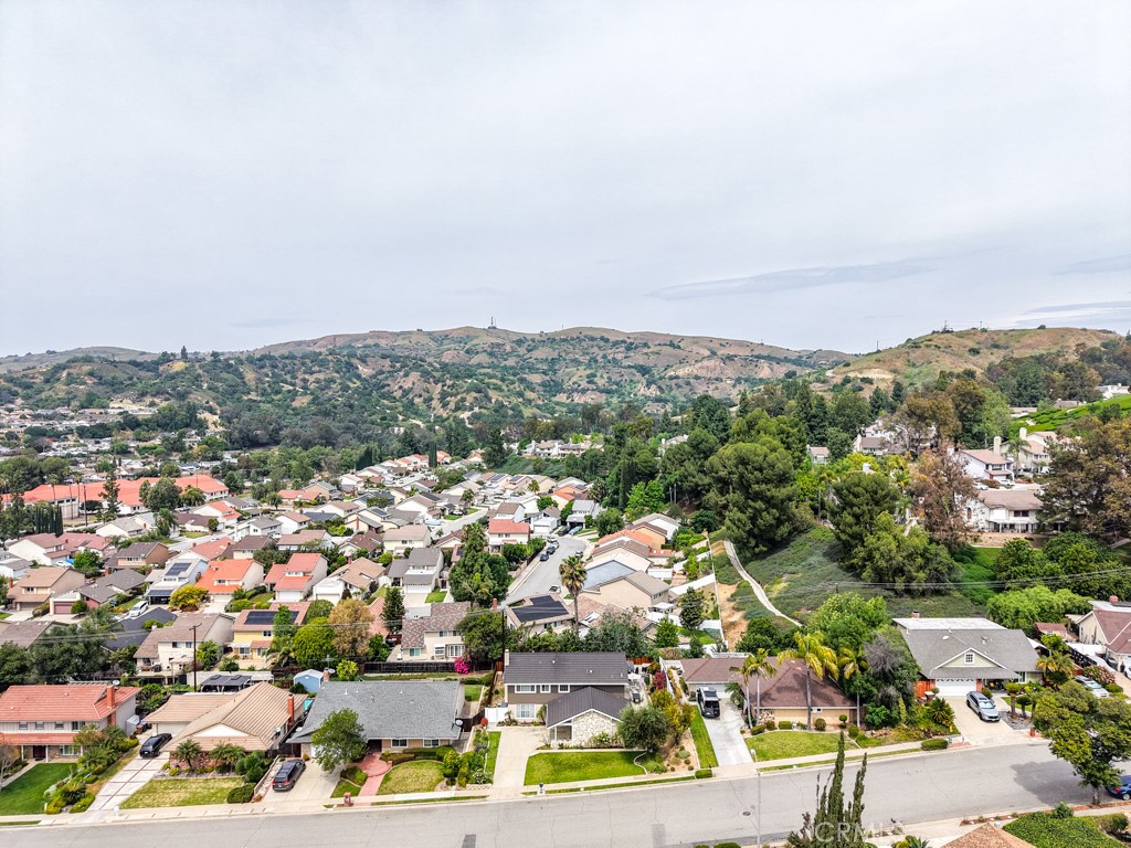 321 Blossom Place Brea, CA 92821 - Photo 49 of 50 an aerial view of residential houses with outdoor space and trees