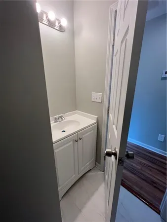 a bathroom with a bathtub and toilet