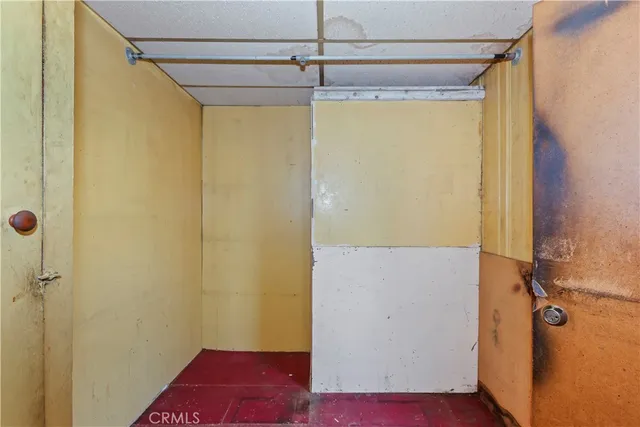 a view of walk in closet