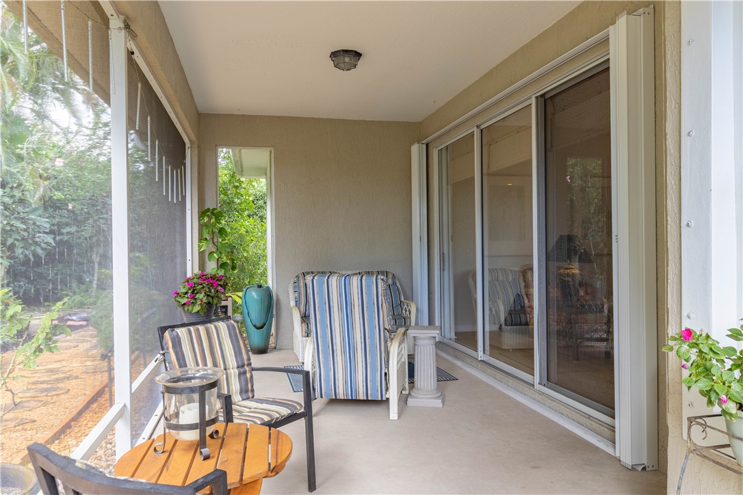 671 Gossamer Wing Way Sebastian, FL 32958 - Photo 31 of 36 a view of porch with seating space