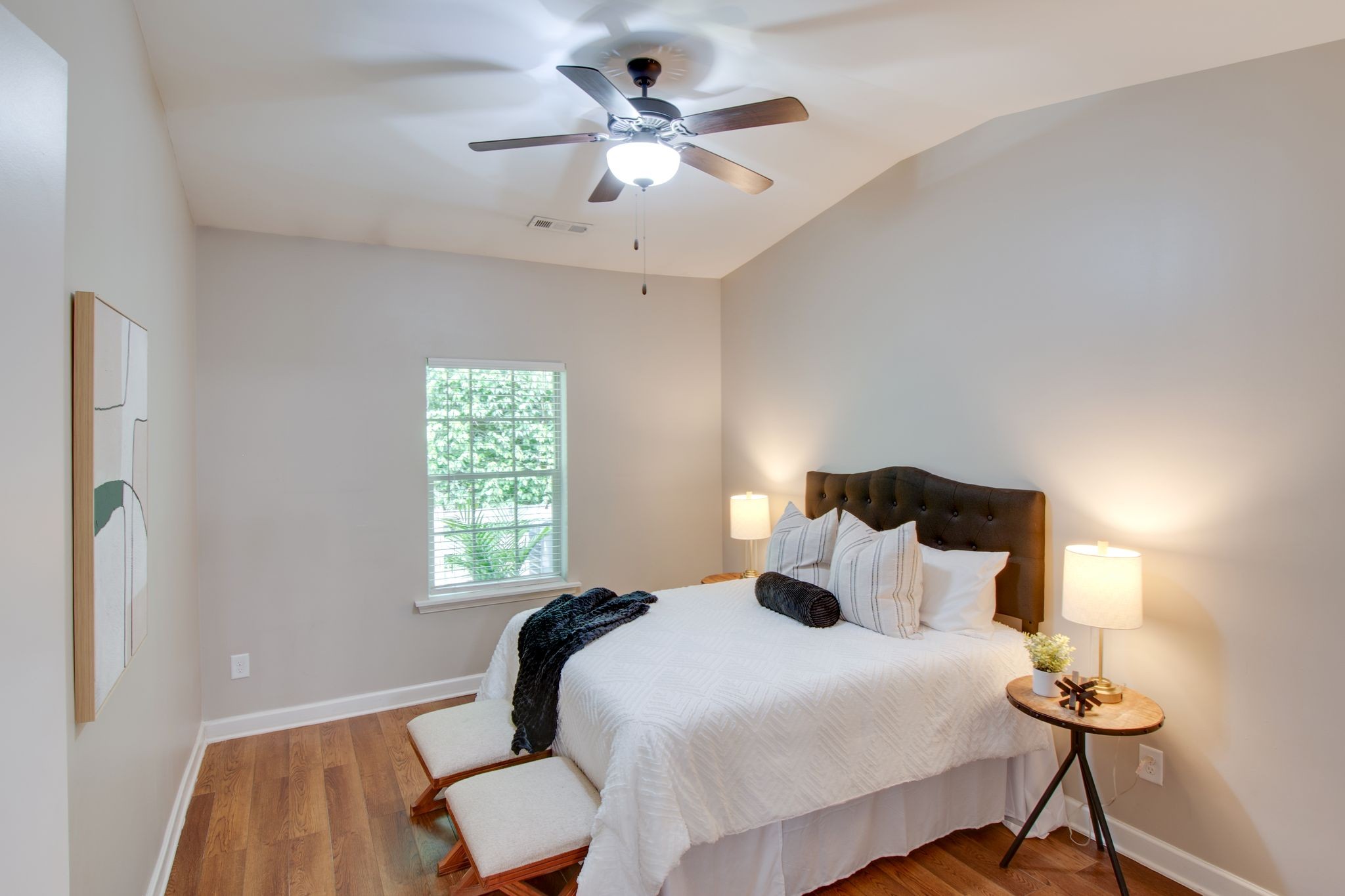 149 Velena Street Franklin, TN 37064 - Photo 16 of 27 a bedroom with a bed and a lamp